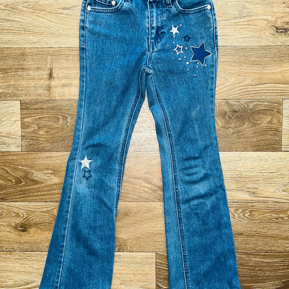 Blue Star Embellished girls Jeans